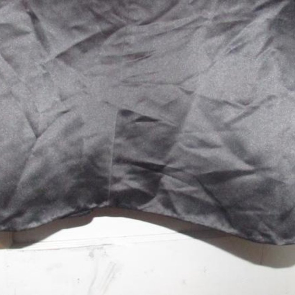 Jessica McClintock Black Silk Strapless Corset Mid - Picture 6 of 8